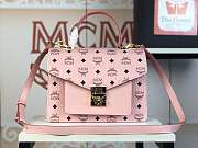 MCM Patricia Dijual Pink Size 26x19x10CM - 4