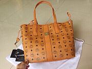 MCM Reversible Liz Shopper Brown Bag Size 35x15x29CM - 6