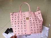 MCM Reversible Liz Shopper Pink Bag Size 35x15x29CM - 4