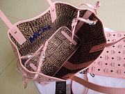 MCM Reversible Liz Shopper Pink Bag Size 35x15x29CM - 3