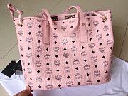 MCM Reversible Liz Shopper Pink Bag Size 35x15x29CM - 2