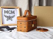 MCM Rockstar Vanity Case Brown Size 20x11x10CM - 6