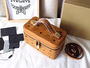 MCM Rockstar Vanity Case Brown Size 20x11x10CM - 5