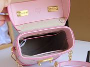 MCM Soft Berlin Crossbody Pink Bag Size 15x7x11CM - 4