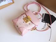 MCM Soft Berlin Crossbody Pink Bag Size 15x7x11CM - 5