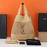 Saint Laurent Icare Maxi Raffia Tote Size 58x6x40cm - 5