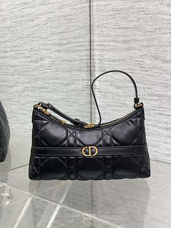 Dior 30 Montaigne Cigale Bag Black Size 24x14x6CM