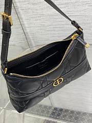 Dior 30 Montaigne Cigale Bag Black Size 24x14x6CM - 6