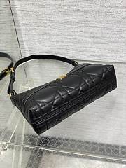 Dior 30 Montaigne Cigale Bag Black Size 24x14x6CM - 4