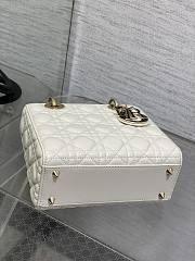 Dior Lady White Bag D0217 Size 20x16x8CM - 2