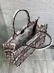 Dior Book Brown Pattern Tote Toile de Jouy 36x27x16CM - 5