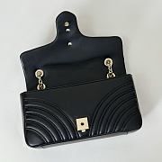Gucci GG Marmont Shoulder Black Bag 26x15x7CM - 4