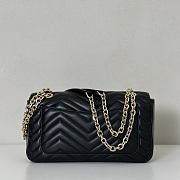 Gucci GG Marmont Shoulder Black Bag 26x15x7CM - 3