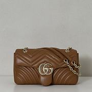 Gucci GG Marmont Shoulder Brown Bag 26x15x7CM - 1