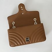 Gucci GG Marmont Shoulder Brown Bag 26x15x7CM - 2