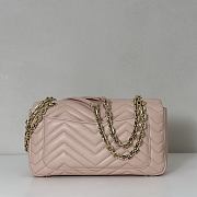 Gucci GG Marmont Shoulder Pink Bag 26x15x7CM - 5