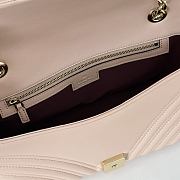 Gucci GG Marmont Shoulder Pink Bag 26x15x7CM - 3