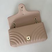 Gucci GG Marmont Shoulder Pink Bag 26x15x7CM - 2