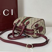 Gucci Ophidia Boston Bag in Beige 21x13x11CM - 2