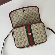 Gucci Ophidia Top Handle Beige Bag 20x16x5CM - 6