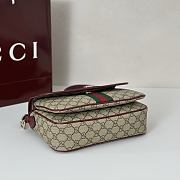 Gucci Ophidia Top Handle Beige Bag 20x16x5CM - 5