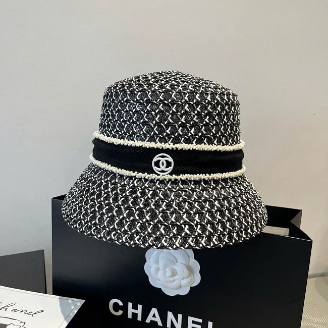 Chanel New Straw Hat 57cm - 1