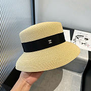 Chanel New Straw Hat Ladylike Style - 5