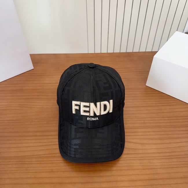 Fendi Classic FF Baseball Cap 00251-01 - 1