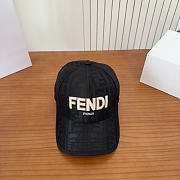 Fendi Classic FF Baseball Cap 00251-01 - 5