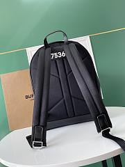 Burberry Horseferry And Logo Backpack Black Size 30x14x42CM - 5
