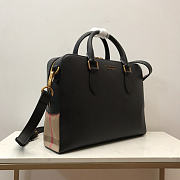 Burberry House Check Top Handle Bag Size 37x9x27CM - 5