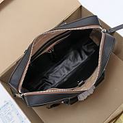 Burberry House Check Top Handle Black Bag Size 37x9x27CM - 6