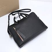 Burberry House Check Top Handle Black Bag Size 37x9x27CM - 4