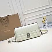Burberry Lola Crossbody Bag White Size 23x13x7CM - 5