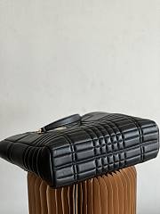 Burberry Lola Exploded Check Quilt Black Tote 36x10x30CM - 6
