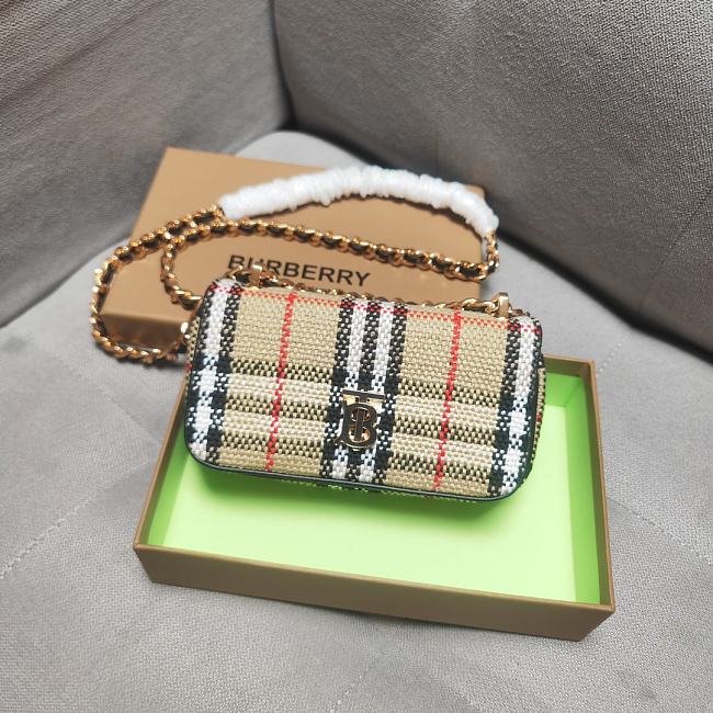 Burberry Lola Vintage-check Beige Size 17x3x10CM - 1