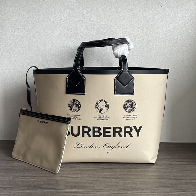 Burberry London SM HERITAGE TOTE 35x27x11CM - 1