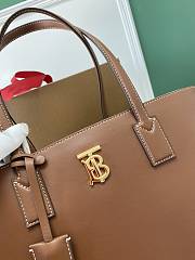 Burberry Motif Medium Tote Brown Size 34x15x29CM - 5