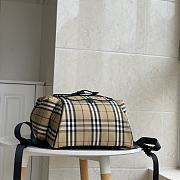 Burberry Murray Archive Check Backpack Beige Size 30x17x56CM - 3