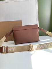 Burberry Note Crossbody Bag Brown Size 25x8x18CM - 3