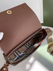 Burberry Note Crossbody Bag Brown Size 25x8x18CM - 4