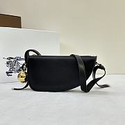 Burberry Sling Shield Bag Black Size 26x5x13CM - 1