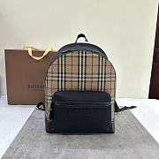 Burberry Vintage Check Nylon Beige Size 30x15x42CM - 1