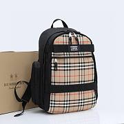 Burberry Vintage Check Panel Nevis 02 Backpack 30x20x49CM - 3