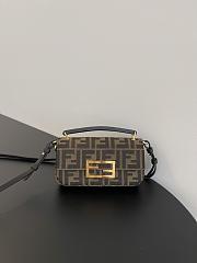 Fendi Baguette Mini Brown Bag Size 20x5x13cm - 1