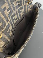 Fendi Baguette Mini Brown Bag Size 20x5x13cm - 4