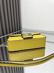 Fendi Baguette Mini Cuoio Romano Yellow 20x5x13cm - 6