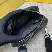 Fendi Black Zucca Canvas Size 19x4x11cm - 6