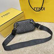 Fendi Black Zucca Canvas Size 19x4x11cm - 5