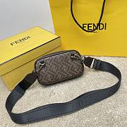 Fendi Brown Zucca Canvas Size 19x4x11cm - 2